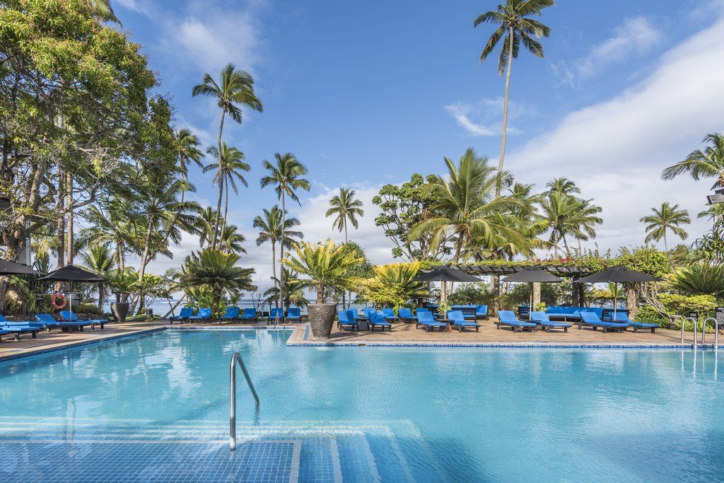 Hotel The Warwick Fiji Korolevu  Exterior foto Pool at the hotel